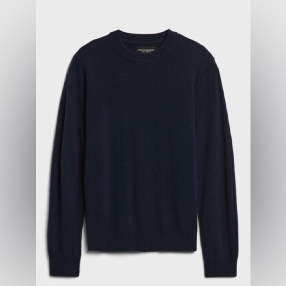 Banana Republic 100% Cashmere Black Sweater